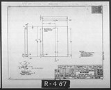 Manufacturer's drawing for Chance Vought F4U Corsair. Drawing number 19218