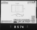 Manufacturer's drawing for Lockheed Corporation P-38 Lightning. Drawing number 196572