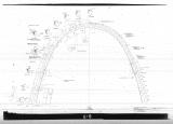 Manufacturer's drawing for Lockheed Corporation P-38 Lightning. Drawing number 194838