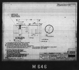 Manufacturer's drawing for North American Aviation B-25 Mitchell Bomber. Drawing number 98-58173