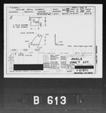 Manufacturer's drawing for Boeing Aircraft Corporation B-17 Flying Fortress. Drawing number 1-21971