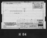 Manufacturer's drawing for North American Aviation B-25 Mitchell Bomber. Drawing number 98-54806