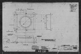 Manufacturer's drawing for North American Aviation B-25 Mitchell Bomber. Drawing number 98-733156