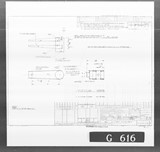 Manufacturer's drawing for Bell Aircraft P-39 Airacobra. Drawing number 33-634-038