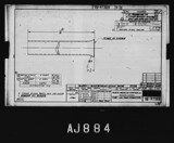 Manufacturer's drawing for North American Aviation B-25 Mitchell Bomber. Drawing number 98-47009