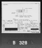 Manufacturer's drawing for Boeing Aircraft Corporation B-17 Flying Fortress. Drawing number 1-20351