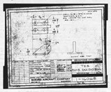 Manufacturer's drawing for Boeing Aircraft Corporation B-17 Flying Fortress. Drawing number 1-16065