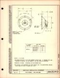 Manufacturer's drawing for Generic Parts - Aviation Standards. Drawing number an3049