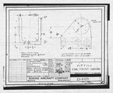 Manufacturer's drawing for Boeing Aircraft Corporation B-17 Flying Fortress. Drawing number 21-6105