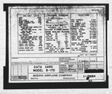 Manufacturer's drawing for Boeing Aircraft Corporation B-17 Flying Fortress. Drawing number 1-19684