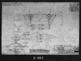 Manufacturer's drawing for North American Aviation B-25 Mitchell Bomber. Drawing number 98-730117