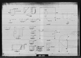 Manufacturer's drawing for North American Aviation B-25 Mitchell Bomber. Drawing number 98-53386