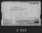Manufacturer's drawing for North American Aviation B-25 Mitchell Bomber. Drawing number 98-53851