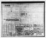 Manufacturer's drawing for Beechcraft Beech Staggerwing. Drawing number D170118