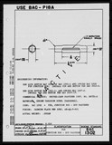 Manufacturer's drawing for Generic Parts - Aviation Standards. Drawing number bac1302
