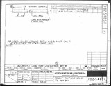 Manufacturer's drawing for North American Aviation P-51 Mustang. Drawing number 102-54857
