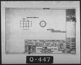 Manufacturer's drawing for Chance Vought F4U Corsair. Drawing number 19141