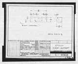 Manufacturer's drawing for Boeing Aircraft Corporation B-17 Flying Fortress. Drawing number 21-9908