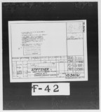 Manufacturer's drawing for Chance Vought Aircraft Inc. F4U Corsair. Drawing number 34061