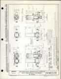 Manufacturer's drawing for Generic Parts - Aviation Standards. Drawing number an6538