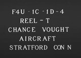 Manufacturer's drawing for Chance Vought F4U Corsair. Drawing number CORSAIR ROLL T