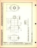 Manufacturer's drawing for Generic Parts - Aviation Standards. Drawing number an4143