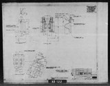 Manufacturer's drawing for North American Aviation B-25 Mitchell Bomber. Drawing number 98-42254