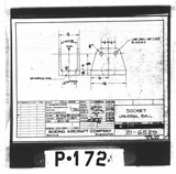 Manufacturer's drawing for Boeing Aircraft Corporation B-17 Flying Fortress. Drawing number 21-6529