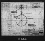 Manufacturer's drawing for North American Aviation B-25 Mitchell Bomber. Drawing number 98-53508