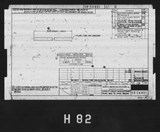 Manufacturer's drawing for North American Aviation B-25 Mitchell Bomber. Drawing number 98-54801