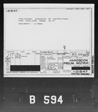 Manufacturer's drawing for Boeing Aircraft Corporation B-17 Flying Fortress. Drawing number 1-21947