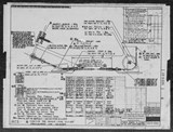 Manufacturer's drawing for North American Aviation B-25 Mitchell Bomber. Drawing number 98-61355