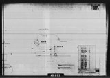 Manufacturer's drawing for North American Aviation B-25 Mitchell Bomber. Drawing number 98-53309