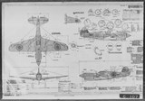 Manufacturer's drawing for Curtiss-Wright P-40 Warhawk. Drawing number 87-91-502