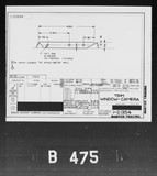 Manufacturer's drawing for Boeing Aircraft Corporation B-17 Flying Fortress. Drawing number 1-21354