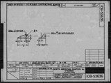 Manufacturer's drawing for North American Aviation B-25 Mitchell Bomber. Drawing number 108-53636