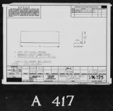 Manufacturer's drawing for Lockheed Corporation P-38 Lightning. Drawing number 196725