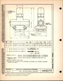 Manufacturer's drawing for Generic Parts - Aviation Standards. Drawing number an6219