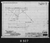 Manufacturer's drawing for North American Aviation B-25 Mitchell Bomber. Drawing number 108-61204