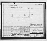 Manufacturer's drawing for Boeing Aircraft Corporation B-17 Flying Fortress. Drawing number 41-874