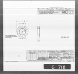 Manufacturer's drawing for Bell Aircraft P-39 Airacobra. Drawing number 33-749-017