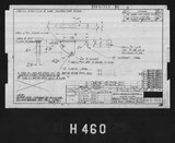 Manufacturer's drawing for North American Aviation B-25 Mitchell Bomber. Drawing number 98-61353