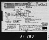 Manufacturer's drawing for North American Aviation B-25 Mitchell Bomber. Drawing number 99-58715