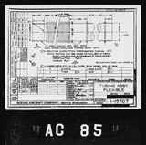 Manufacturer's drawing for Boeing Aircraft Corporation B-17 Flying Fortress. Drawing number 1-19707