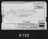 Manufacturer's drawing for North American Aviation B-25 Mitchell Bomber. Drawing number 98-58332
