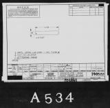 Manufacturer's drawing for Lockheed Corporation P-38 Lightning. Drawing number 198502
