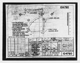 Manufacturer's drawing for Beechcraft AT-10 Wichita - Private. Drawing number 104780