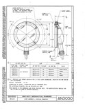 Manufacturer's drawing for Generic Parts - Aviation General Manuals. Drawing number AN3030