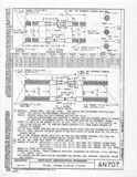 Manufacturer's drawing for Generic Parts - Aviation General Manuals. Drawing number AN707
