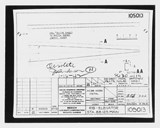 Manufacturer's drawing for Beechcraft AT-10 Wichita - Private. Drawing number 105013